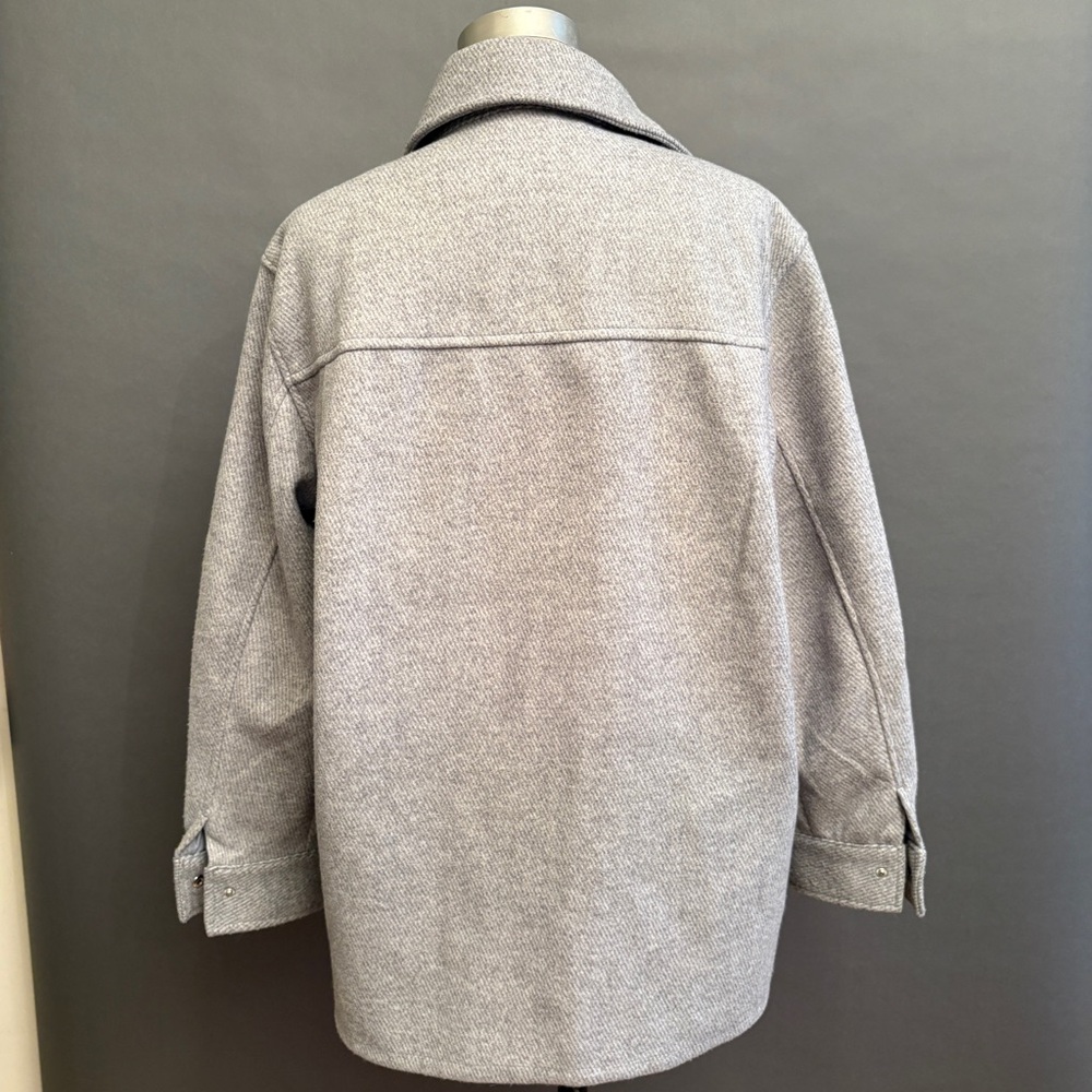 H&M Gray Button-Up Jacket - Picture 2 of 5